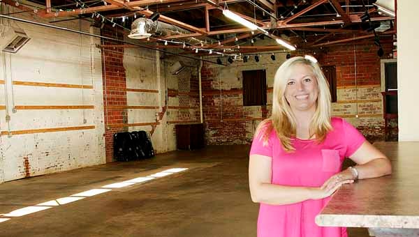 Troy PIke Cultural Arts Center Director Morgan Drinkard said The Studio’s raw space is appealing to renters. 