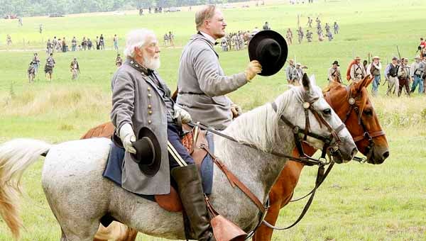 Re-enactments at historic Gettysburg draw spectators to the site year after year. 