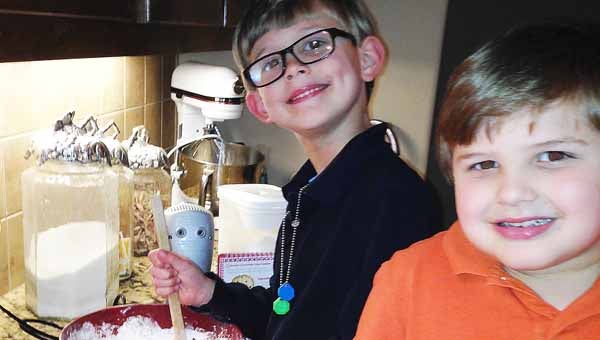 Jacob and John Meadows love to write their elf pen pal, Alexander. Sometimes Alexander helps bake, and other times he’s busy with Santa making toys at the North Pole. 