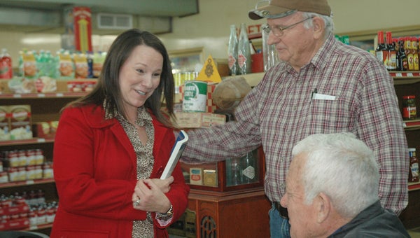 Rep. Martha Roby spoke with constituents at the Banks Buy Rite on Tuesday.