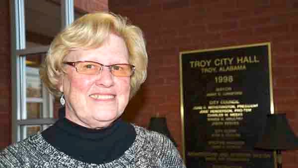 Messenger PHoto/Mona Moore Judy Stephens has worked for the City of Troy for 23 years. She retired Friday.