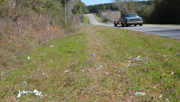 County residents say the litter along County Road 3304 is a  never-ending problem.