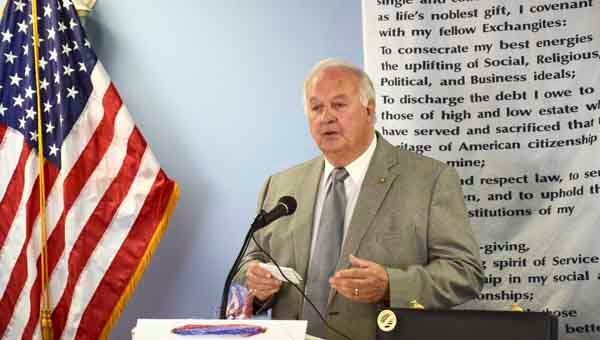 State Sen. Holley won his new district, which shall include Pike County in 2015. Above, he spoke to Pike County Republican Women last March. FILE PHOTO 
