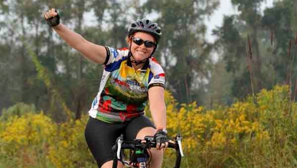 Troy native Leah Spurlin is on a Bicycle Adventure across the country.  Submitted photo