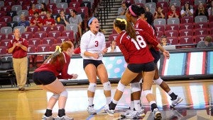 The Troy University volleyball team takes its winning record on the road this weekend to face Auburn. The team is on a five-game winning streak. PHOTO/TROY ATHLETICS