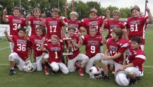 The PLAS Termite Patriots traveled to Hope Hull on Saturday to participate in a tournament hosted by the Hooper Academy Colts. The Termites won the championship game against Fort Dale 22-0. The team also beat Hooper Academy 14-0.  Head coach Kevin Smith said he was proud of his team. “The boys were excited to bring the trophy home,” Smith said.   The Termites were scheduled to play Autuaga today, but the game has been canceled. “Hopefully, Lakeside will have a termite team to play Sept. 23,” Smith said.  SUBMITTED PHOTO