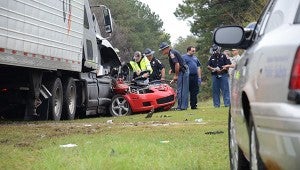 Local law enforcement agencies and Alabama State Troopers responded to a two-vehcile wreck on US Hwy 10 just outside of Brundidge Tuesday morning just before 11 a.m. 
