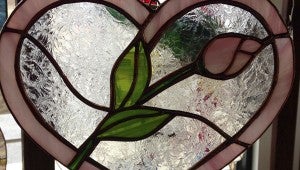 Adams Glas Studio will hold it’s annual Valentine’s Day party on Sunday, Feb. 8. Those who attend will be entered into a drawing for three different prizes, including a stained glass piece.