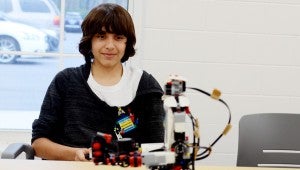Douglas Topolse, an eighth-grader at Charles Henderson Middle School, designed and built a fully-functional robot for a school project. Topolse has built between around 100 robots in his lifetime and plans to pursue an engineering career.
