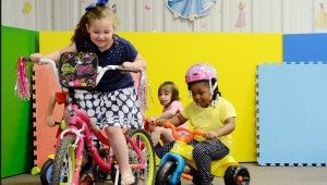 Students at Heaven Sent Learning Center raised $1,050 for St. Jude Children’s and Research Hospital, doubling their goal. The students celebrated with a Trike-a-thon yesterday. 