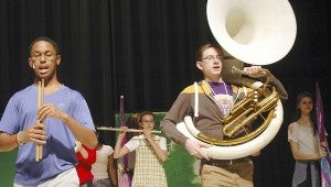 Messenger Photo/Jaine Treadwell The CHHS Theater Department will present “Band Geeks” at 7:30 p.m. Friday and Saturday at the school cafetorium. Tickets are $5 and will be available at the door.