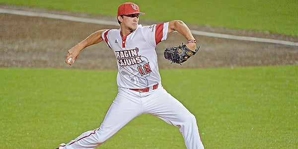 No. 18 Evan Guillory pitched six innings for the Cajuns during their 5-1 defeat over UT-Arlington. No. 3 seed Louisiana-Lafayette will go on to play the Texas State Bobcats. The Bobcats previously beat the Cajuns 11-10 in their first match up of the tournament. 