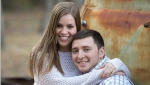 Caitlin Lewis is engaged to marry Anthony Barnes on May 30 at Piney Grove Farmhouse in Samson, Ala.