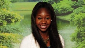 submitted photo Tamaya Davenport has been chosen to represent New Life Christian Academy at the 2015 session of American Legion Auxiliary Alabama Girls State.