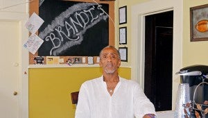 Messenger photo/Quinta Goines Gerald Dix, owner of Brandi’s Flowers and Events, opened his store on June 25 in Downtown Troy, hoping to meet the needs of the community and stay in a location that he loves.