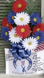 Submitted photo Post 175 paid tribute to a Chattanooga shooting victim Saturday. Randall Smith was the fifth victim of the Chatanooga, Tenn. shootings Thursday.