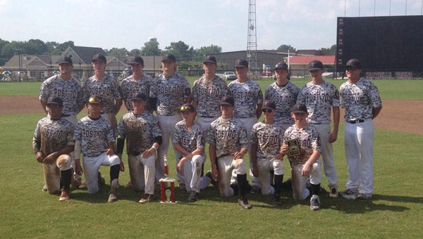 Photo/submitted photo Post 70 finished its 2015 summer seasson on a high note by winning the State Tournament in Dothan over the weekend. After defeating Cullman and West Limestone, Post 70 defeated Hartselle 12-3 to win the championship 