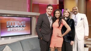 Troy native TaLesa Harris will appear on the Steve Harvey Show at 2 p.m. today. She is the winner of Harvey’s “Biggest Fan of ‘Days of Our Lives’” contest. She is pictured with Harvey and “Days” cast members, Galen Gering and Deidre Hall at the studio in Chicago. As the winner of the contest, Harris was in for a big surprise that will be revealed on the show.