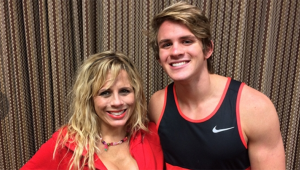 CBS PHOTO Cole Labrant, right, and his mom, Sheri, are participating in Season 28 of The Amazing Race. Labrant is a social media celebrity and a Troy University student.