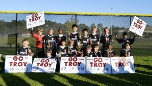 submitted Photo The Troy Recreation 9U soccer team finished in second place in the Alabama State Soccer Tournament in Dothan over the weekend.