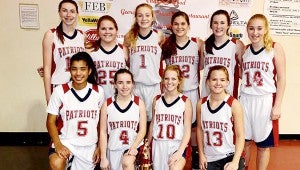 submitted Photo The Pike Liberal Arts Lady Patriots defeated the Edgewood Wildcats 49-31 in the Abbeville Christian Academy Holiday basketball tournament on Saturday morning.