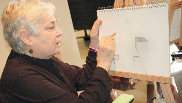 Retirees often need look no farther than the Johnson Center to find programs to fill their time and foster their creativity. Penelope Dawson is getting a new “perspective” on the world since she enrolled in the art class at the JCA in downtown Troy. 