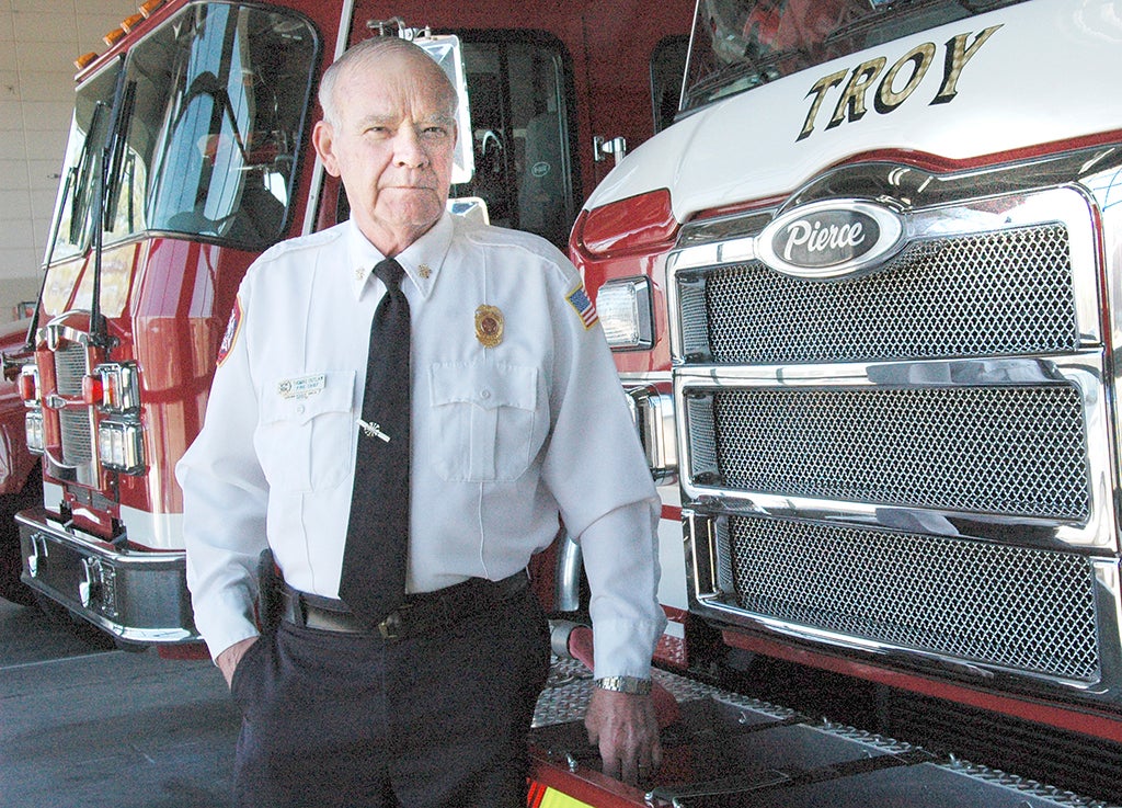 A retirement reception for Troy Fire Chief Thomas Outlaw will be from 2 until 4 p.m. today at Troy City Hall. Outlaw has served the City of Troy as its fire chief for nine years. The public is invited to the reception. 