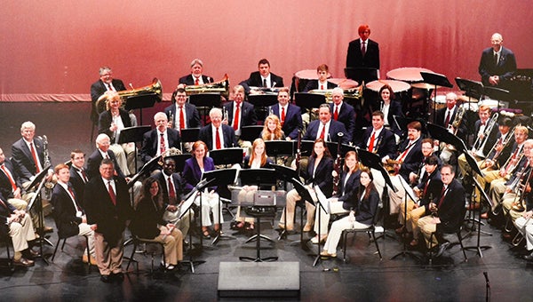The Southeast Alabama Community Band will perform at 7 p.m. Monday at the Claudia Crosby theatre at Troy University. The concert is free and open to the public. 