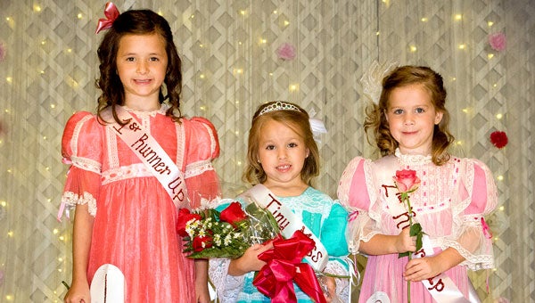 Photos Courtesy Steve STubblefield/Townhouse Photography Winners in the Tiny Miss PLA category include Second Runner-up Maggie James Brown; First Runner-up Allie Boothe; and Tiny Miss PLA Jaycee Luker.