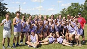 Messenger Photo/submitted photo The Pike Liberal Arts sophomore class won the 2016 Powder Puff Bowl by defeating the Junior and Seniors in on Thursday afternoon. All the proceeds earned during the event will go to the Pike County Relay for Life.