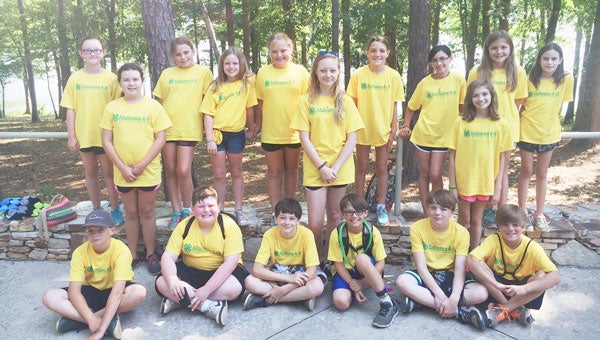 Students from Pike County recently attended a week-long campat the 4-H Center in Columbiana. Participants enjoyed the opportunity to swim, hike and learn about Wild West survivor activities, among others.
