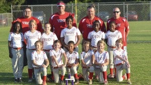Photo/mike hensley The Troy Darlings softball team ran into a good Geneva team on Thursday night and fell 13-1 earning them second place in the district tournament. The Darlings will now get set to head to Scottsboro to compete in the state tournament beginning on July 8. 