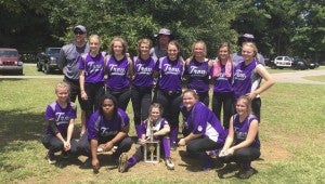 Messenger Photo/mike hensley The Troy Belles took home second place in the Dixie Softball State Tournament on Tuesday after falling to Greenville 12-11.