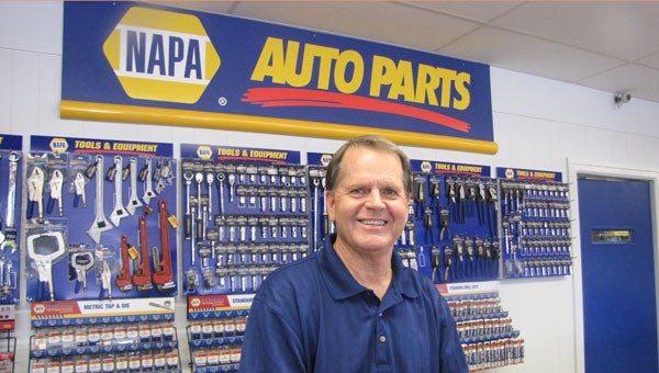 Mike Kilcrease works the counter at NAPA Auto Parts. Kilcrease served as the General Manager at Ken Cox Ford for the last 14 years and has dealt with auto parts since 1978. 
