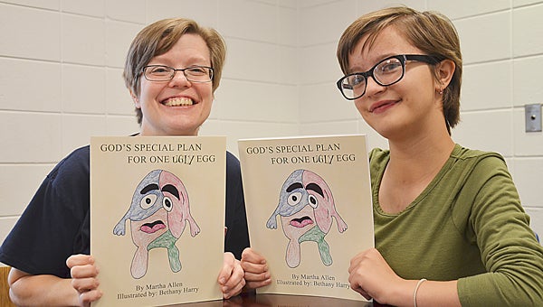 Bethany Harry and her mom, Martha Allen combined their talents to tell the story of “God’s Special Plan for One Ugly Egg.” Allen penned the words for the book and Bethany illustrated the words. Together, they tell the story of God’s love and how His love is the bridge that overcomes adversities.