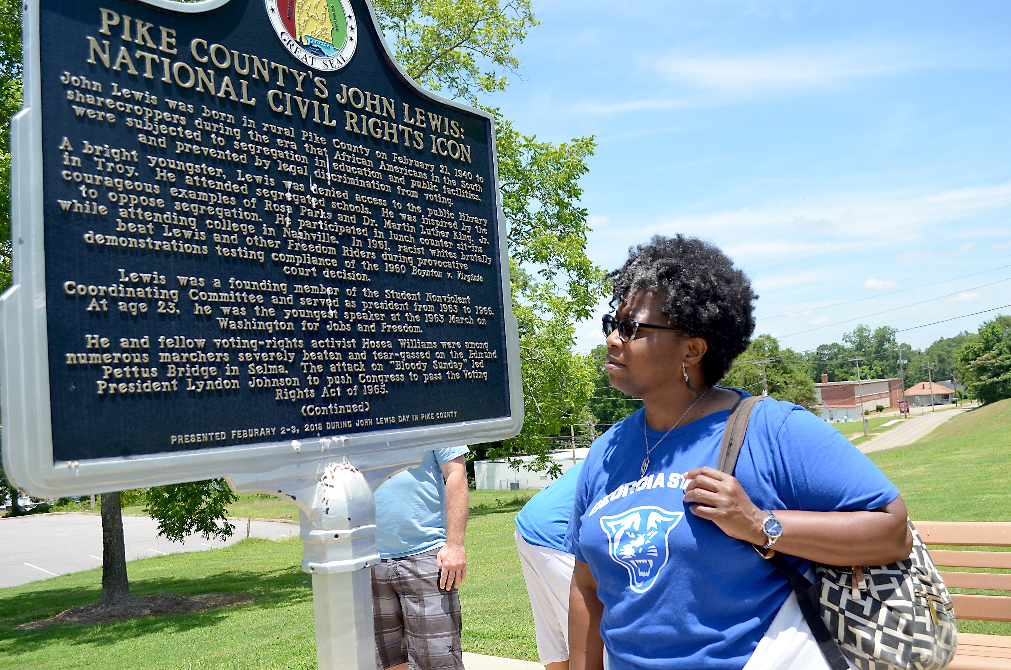 GSU students make stop in Troy on Civil Rights field trip - The